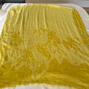 Eileen Fisher Yellow Scarf